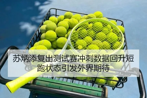 苏炳添复出测试赛冲刺数据回升短跑状态引发外界期待
